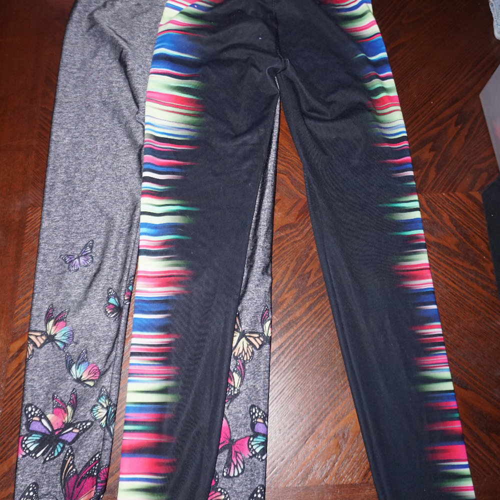 2 bundle Justice leggings (size 12)